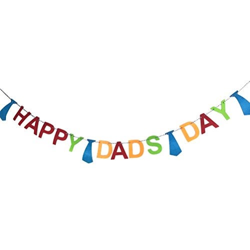 BinaryABC Happy Father's Day Banner,Father's Day Decorations, Daddy's Day Party Decorations,Fathers Day Party Supplies - Image 5