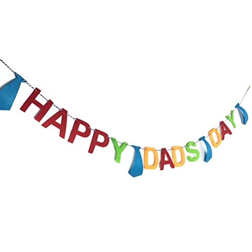 BinaryABC Happy Father's Day Banner,Father's Day Decorations, Daddy's Day Party Decorations,Fathers Day Party Supplies - Image 4