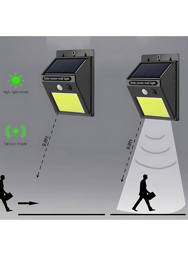 ELTRAZONE LED Solar Motion Sensor Light: 8 LED Wide Angle Outdoor Wall Lamp, Waterproof Sunlight Lamp for Garden Decoration and Security - Image 4
