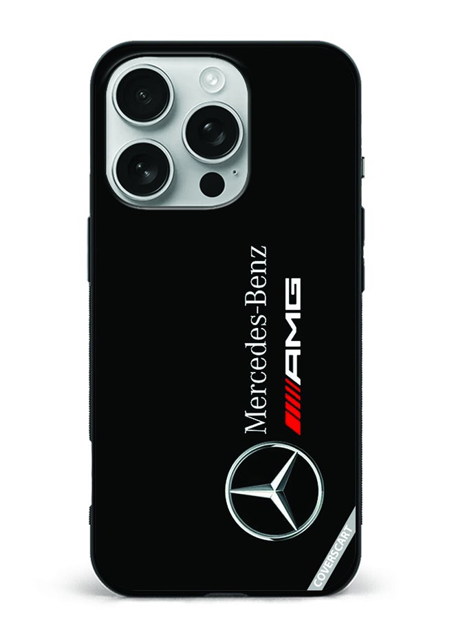 COVERSCART Protective Case Cover For Apple iPhone 16 Pro Max Mercedes Design Black