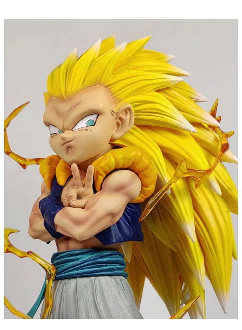 Dragon Ball - Super Saiyan Gotenks 25cm Action Figure هدية عيد ميلاد - Image 2