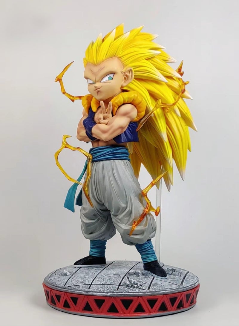 Dragon Ball - Super Saiyan Gotenks 25cm Action Figure هدية عيد ميلاد - Image 1
