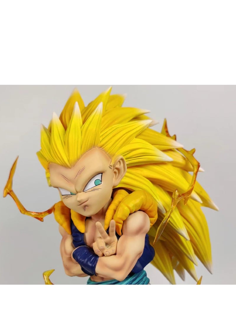 Dragon Ball - Super Saiyan Gotenks 25cm Action Figure هدية عيد ميلاد - Image 4