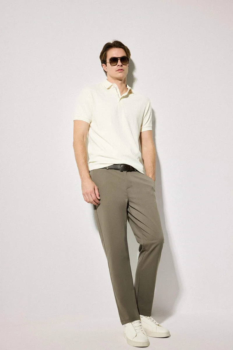 ديفاكتو Regular Fit Short Sleeve Polo T-Shirt