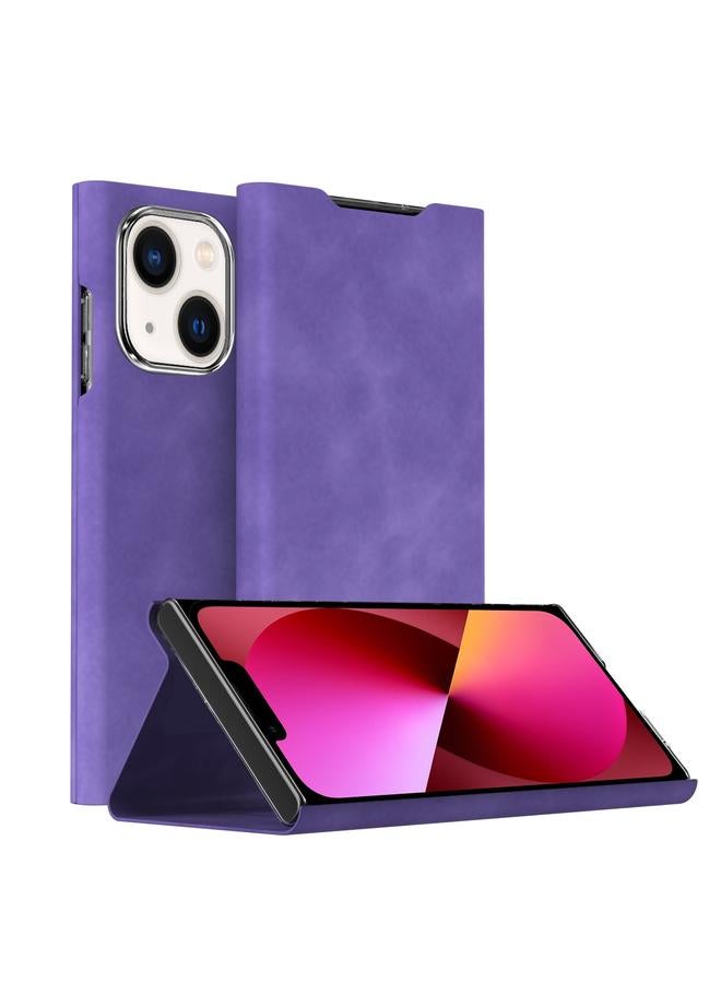اس-توب جراب هاتف iPhone 13 مصنوع من جلد نابا المغناطيسي مع حامل - Image 1