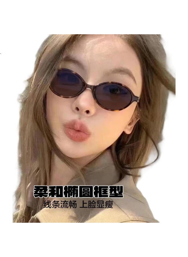 Loho New Oval Small Frame Sunglasses For Women, Lightweight Retro Style Sun Protection Uv Blocking Sunglasses Lh09658 - Image 3