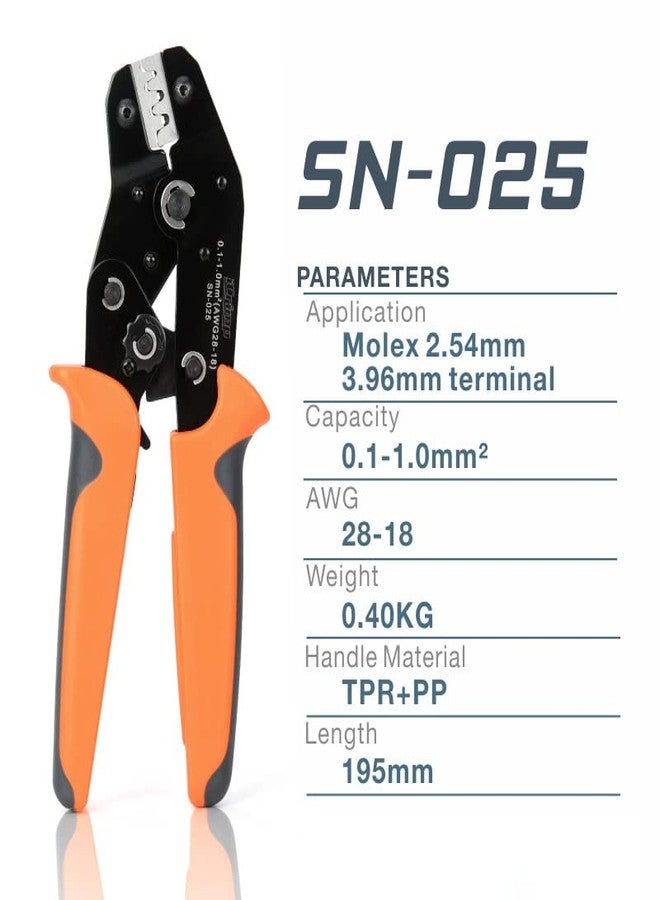 IWISS iCrimp SN-025 Ratchet Crimper AWG28-18 for Dupont,Molex CP,C-Grid 0.1-1.0mm2 - Image 2