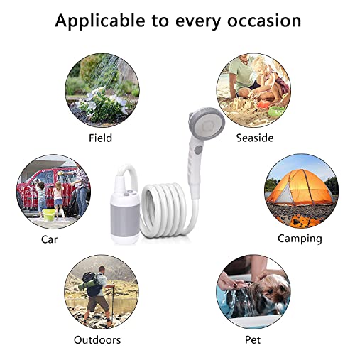 Iron Hammer Portable Shower Camp Shower Rechargeable Shower Camping Shower pet Shower - Image 3