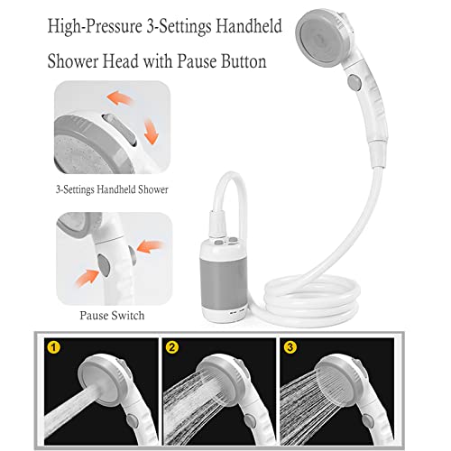 Iron Hammer Portable Shower Camp Shower Rechargeable Shower Camping Shower pet Shower - Image 2