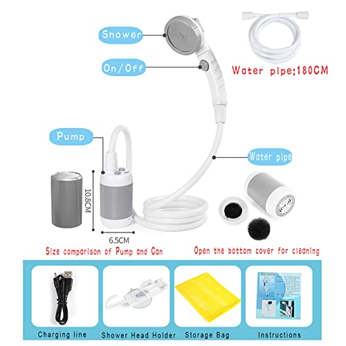 Iron Hammer Portable Shower Camp Shower Rechargeable Shower Camping Shower pet Shower - Image 5