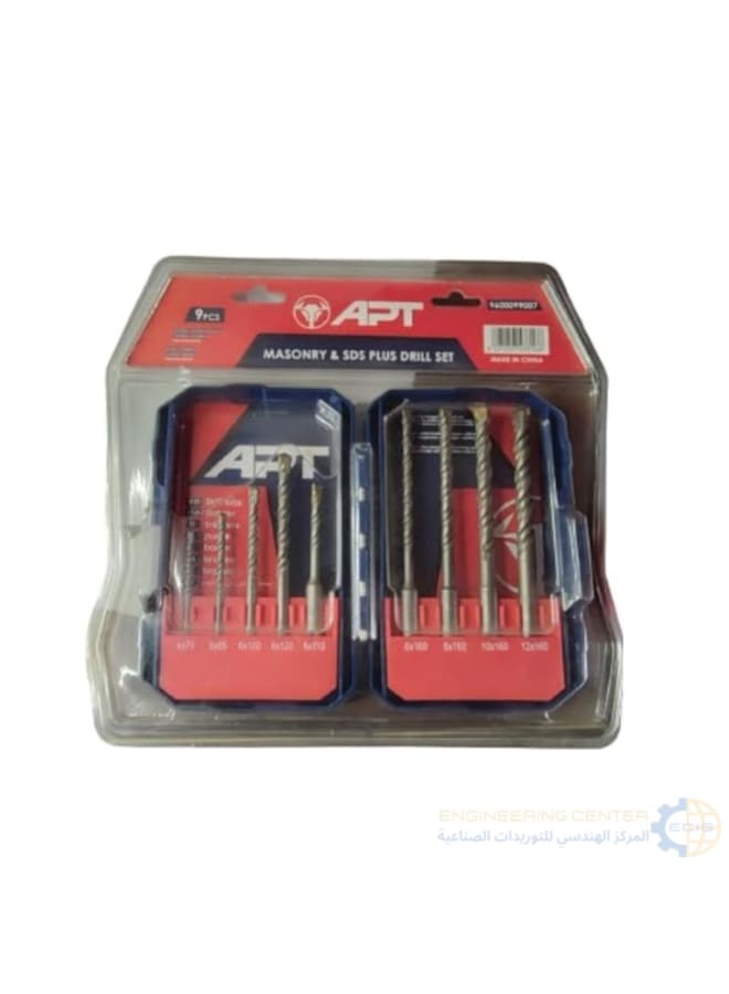 ايه بي تي طقم بنط هيلتي 4 -12مم 9 قطع APT