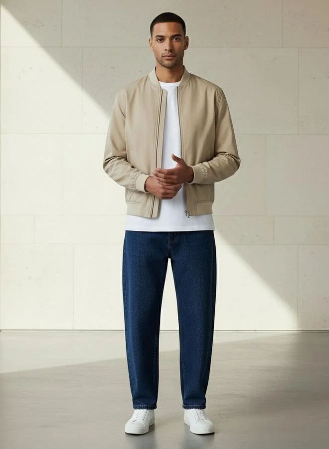 Splash FAV Men Regular Fit Twill Bomber Jacket