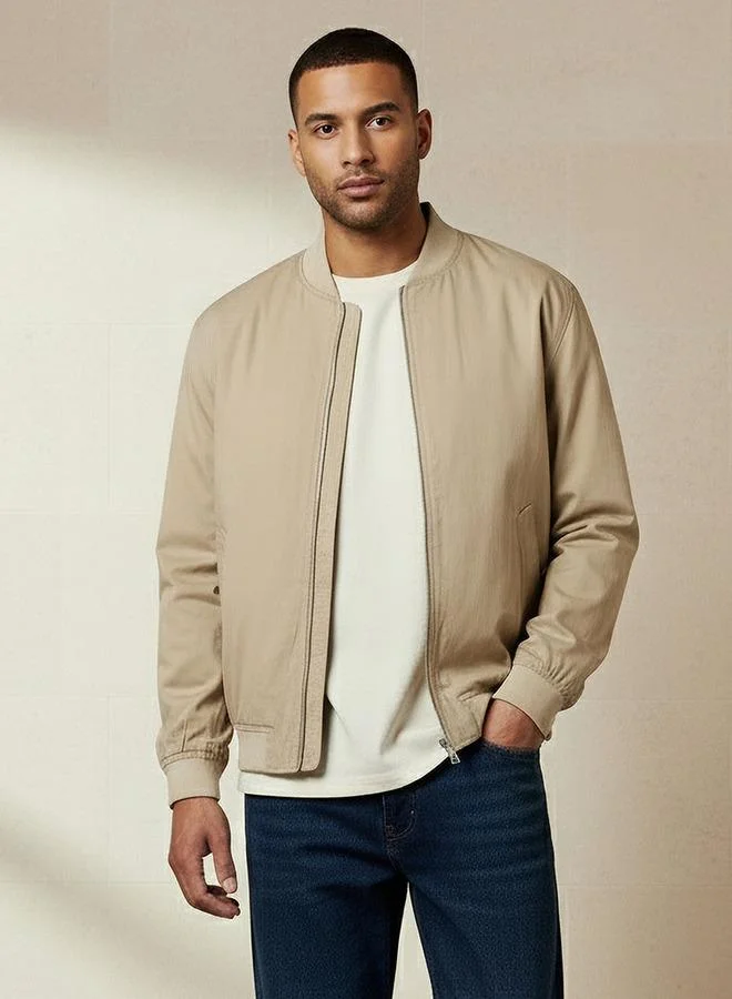 Splash FAV Men Regular Fit Twill Bomber Jacket