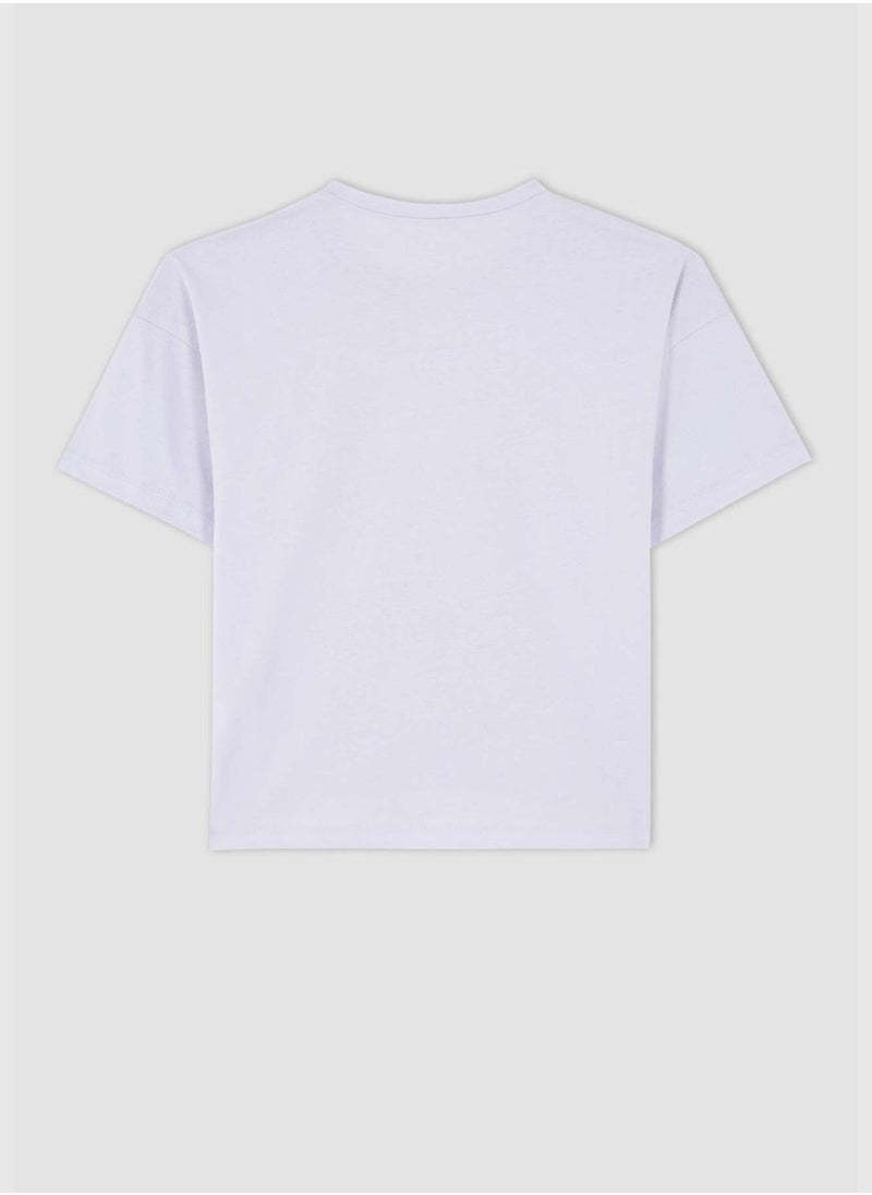 DeFacto - Regular Fit Short Sleeve Anime Print T-Shirt - Image 1