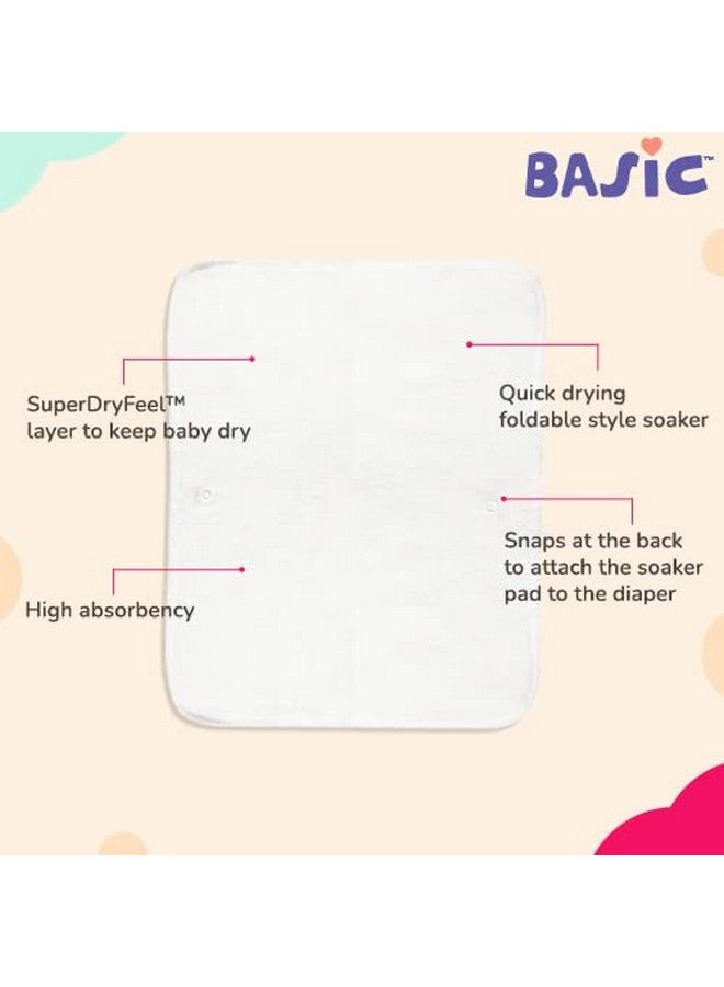 Superbottoms Basic Quick Dry Pads Combo Freesize For Baby (Pack of 6) - Image 3