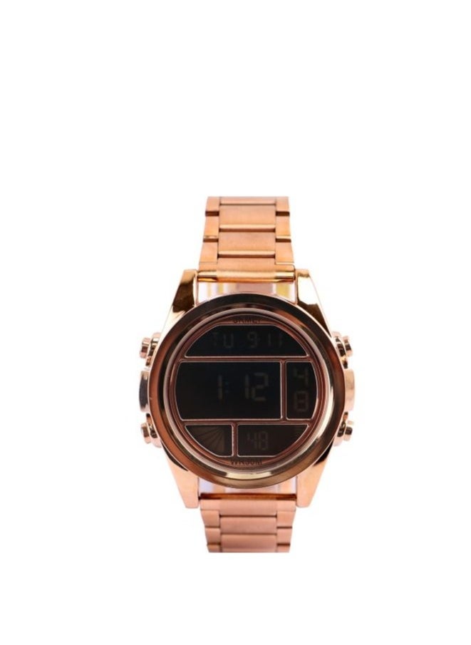 SKMEI Skmei Men’s Casual Digital Watch - Rose Gold Band Stainless Steel Band skm2  - Image 1