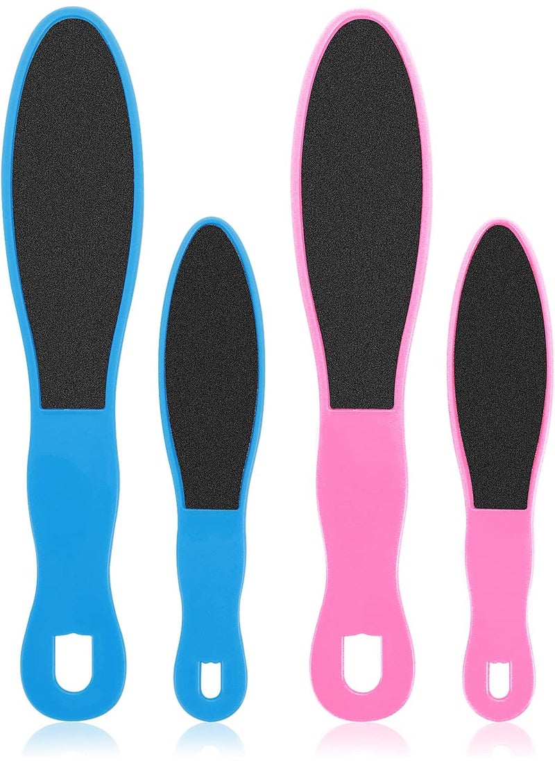 WLLHYF - WLLHYF 4 Pieces Double Sided Pedicure Foot File Foot Scraper Exfoliator Remover Dead Skin Hard Skin Calluses Foot Scrubber Reusable Foot Care Pedicure Tool for Wet and Dry Cracked Feet 2 Sizes - Image 1