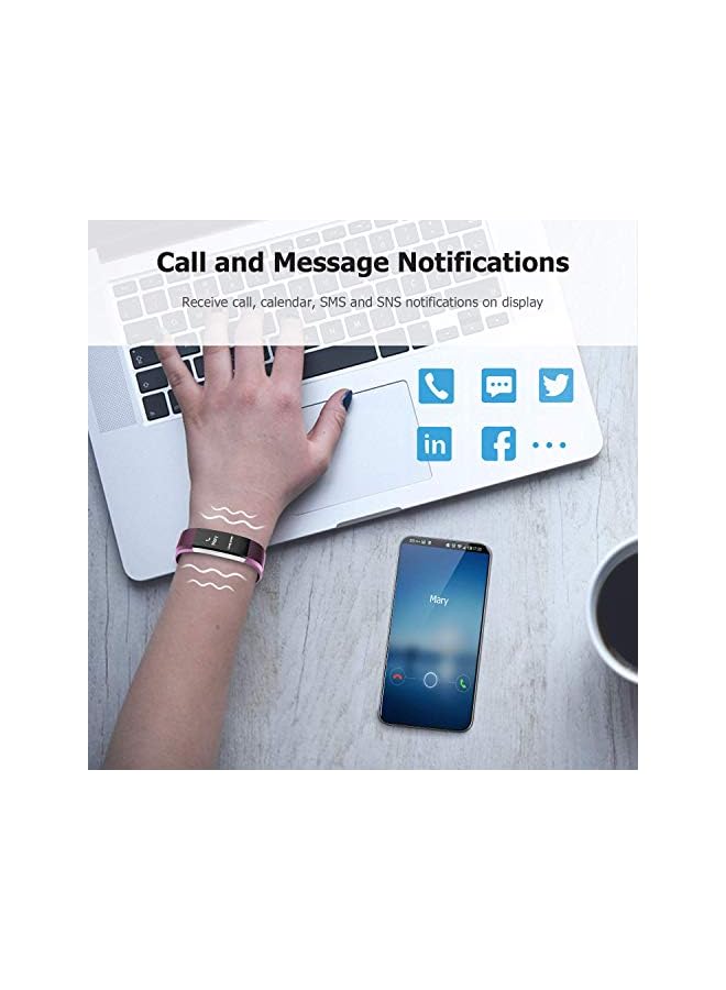 Senso Watch, IP68 Waterproof Fitness Tracker Colour Screen Activity Tracker with Heart Rate Monitor Pedometer Sleep Tracker Calorie Counter Steps Counter for Men and Women for Android or iOS - Image 4