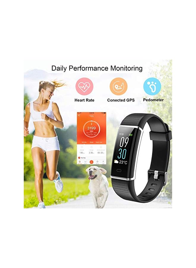 Senso Watch, IP68 Waterproof Fitness Tracker Colour Screen Activity Tracker with Heart Rate Monitor Pedometer Sleep Tracker Calorie Counter Steps Counter for Men and Women for Android or iOS - Image 3