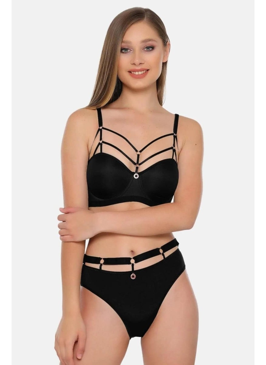 Le Jardin - Women's Underwire Non-Supported Bra Panty Set 5045 - 1 Piece - Image 1