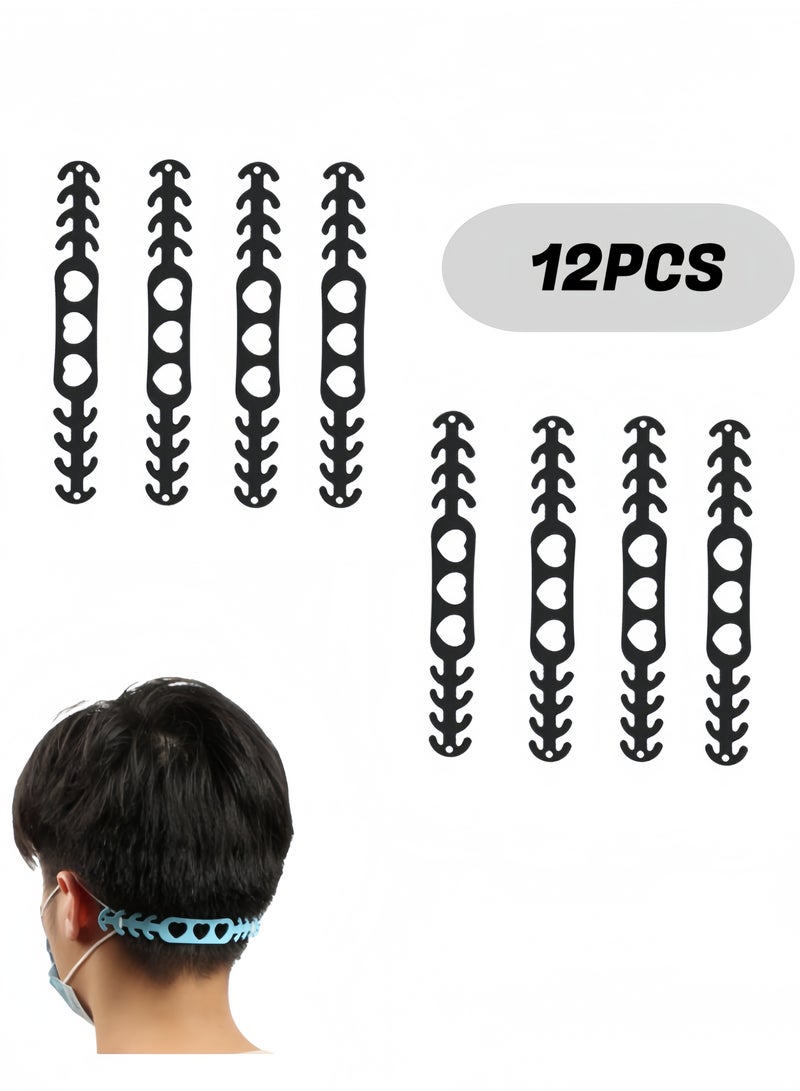 12 Pieces Anti-slip Extension Hook Mask Belt Strap - Image 1