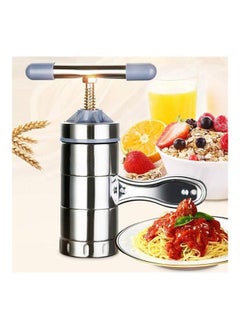 Generic Home Stainless Steel Manual Press Pasta Machine Noodle Maker Silver  - Image 3