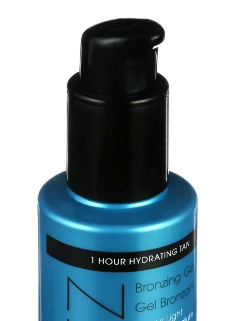 Elly ST.TROPEZ Self Tan kit - Express Mini Lotion 35ml + ELLY Application + ELLY Exfoliating Gloves Mitt - For Women, Men (Lotion + 2 Gloves) - Image 3