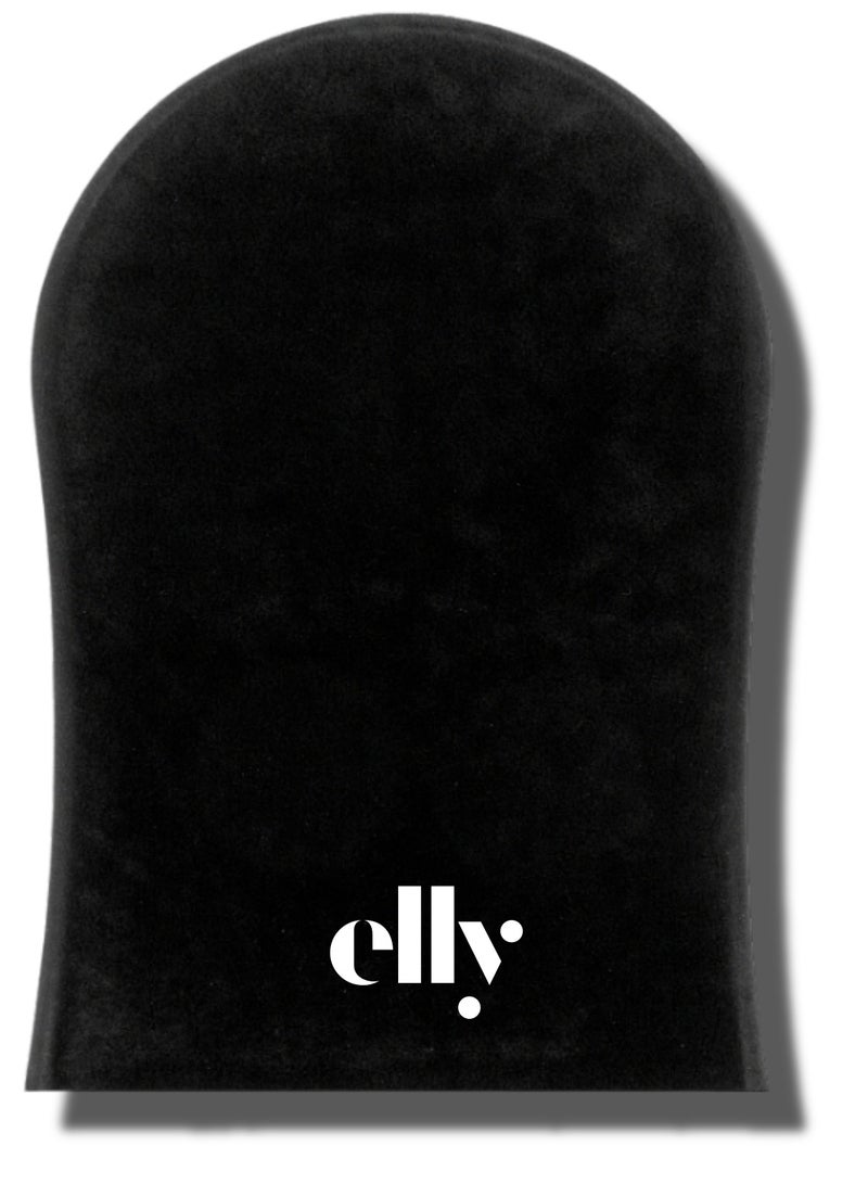 Elly ST.TROPEZ Self Tan kit - Express Mini Lotion 35ml + ELLY Application + ELLY Exfoliating Gloves Mitt - For Women, Men (Lotion + 2 Gloves) - Image 2