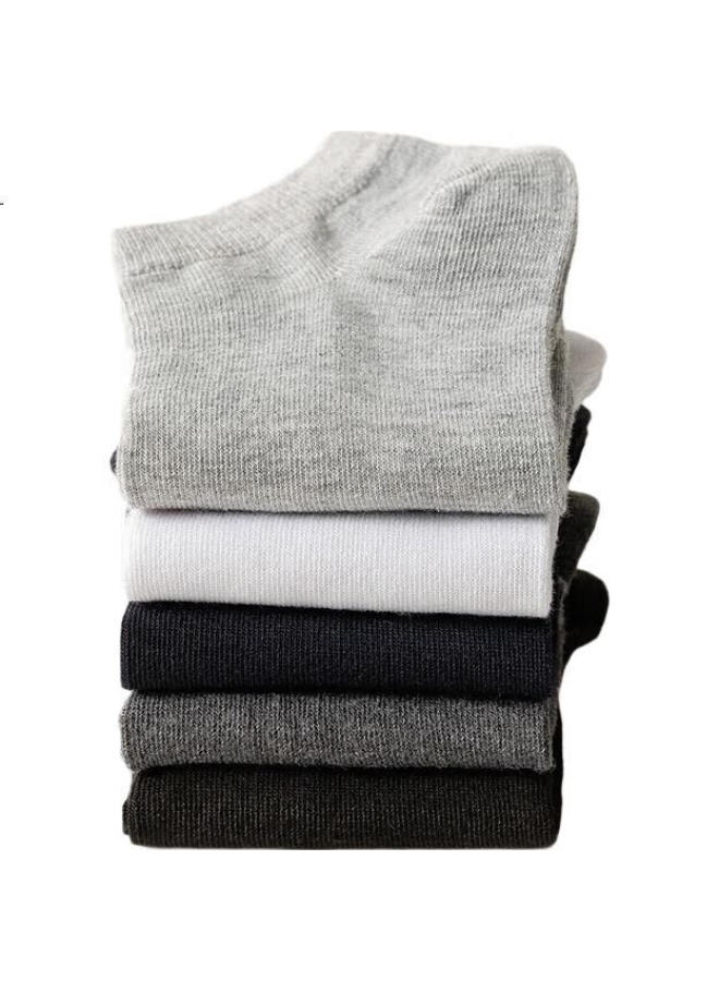 Cotton Thirteen Men'S Short Socks Spring Summer Autumn [Solid Color Low Cut] Breathable Thin Boat Socks Men'S Short Tube Socks 12 Pairs Pack - Image 3