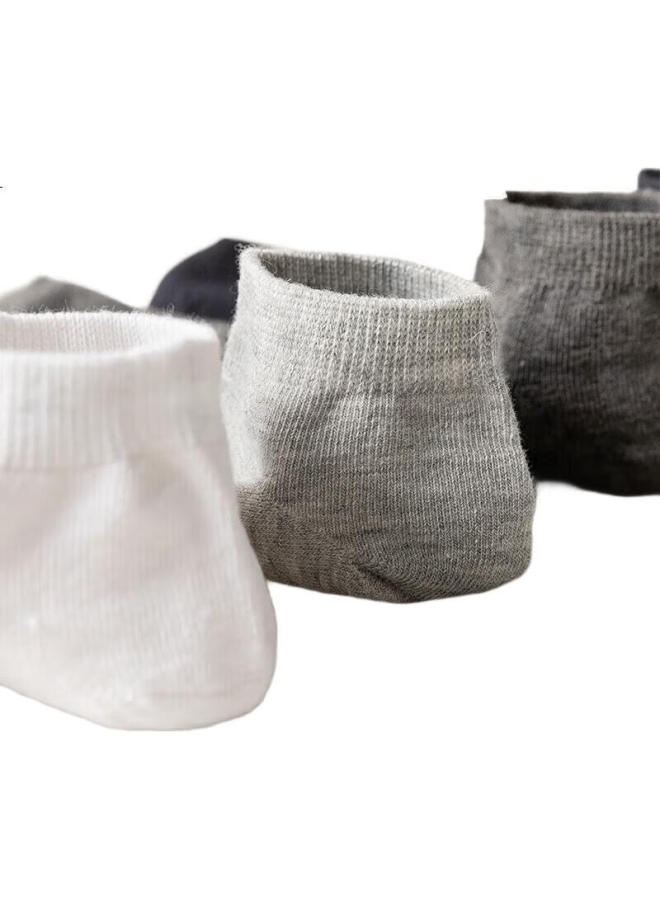 Cotton Thirteen Men'S Short Socks Spring Summer Autumn [Solid Color Low Cut] Breathable Thin Boat Socks Men'S Short Tube Socks 12 Pairs Pack - Image 2