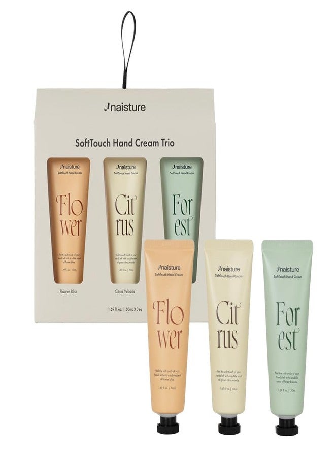 Naisture SoftTouch Hand Cream Trio – Hydrates all skin types. Soothes rough, dry hands, moisturizes sensitive skin, and revitalizes for softness - Image 1