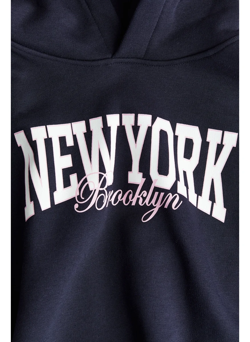 اتش اند ام Printed Hoodie