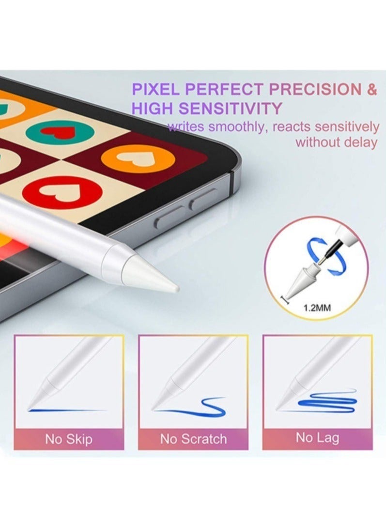 ELTRAZONE Pen For Apple iPad Stylus Features A Fine Tip Of 1.2mm White - Image 3