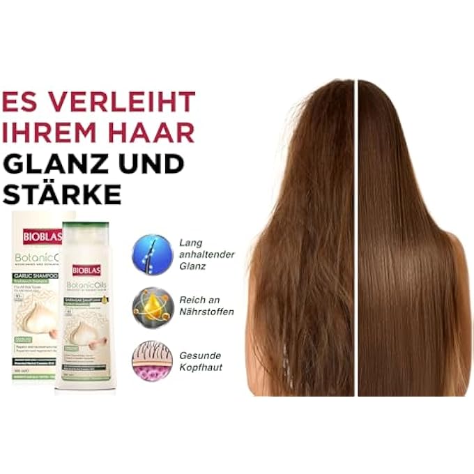 BIOBLAS 2 × شامبو الثوم 500 مل ، بدون رائحة ، مضاد لتساقط الشعر للنساء والرجال ، عبوة اقتصادية - Image 3