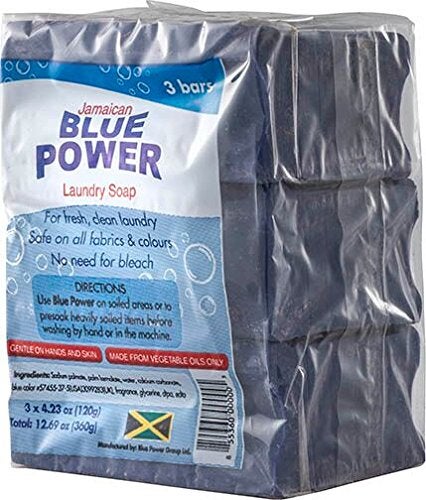 BluePower Jamaican Blue Power Laundry Soap, 4.23 Ounce (Pack of 3) - Image 4