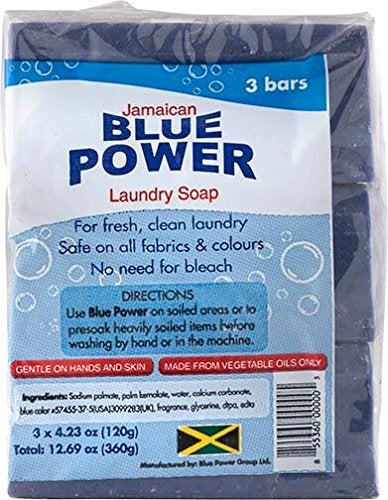 BluePower Jamaican Blue Power Laundry Soap, 4.23 Ounce (Pack of 3) - Image 3