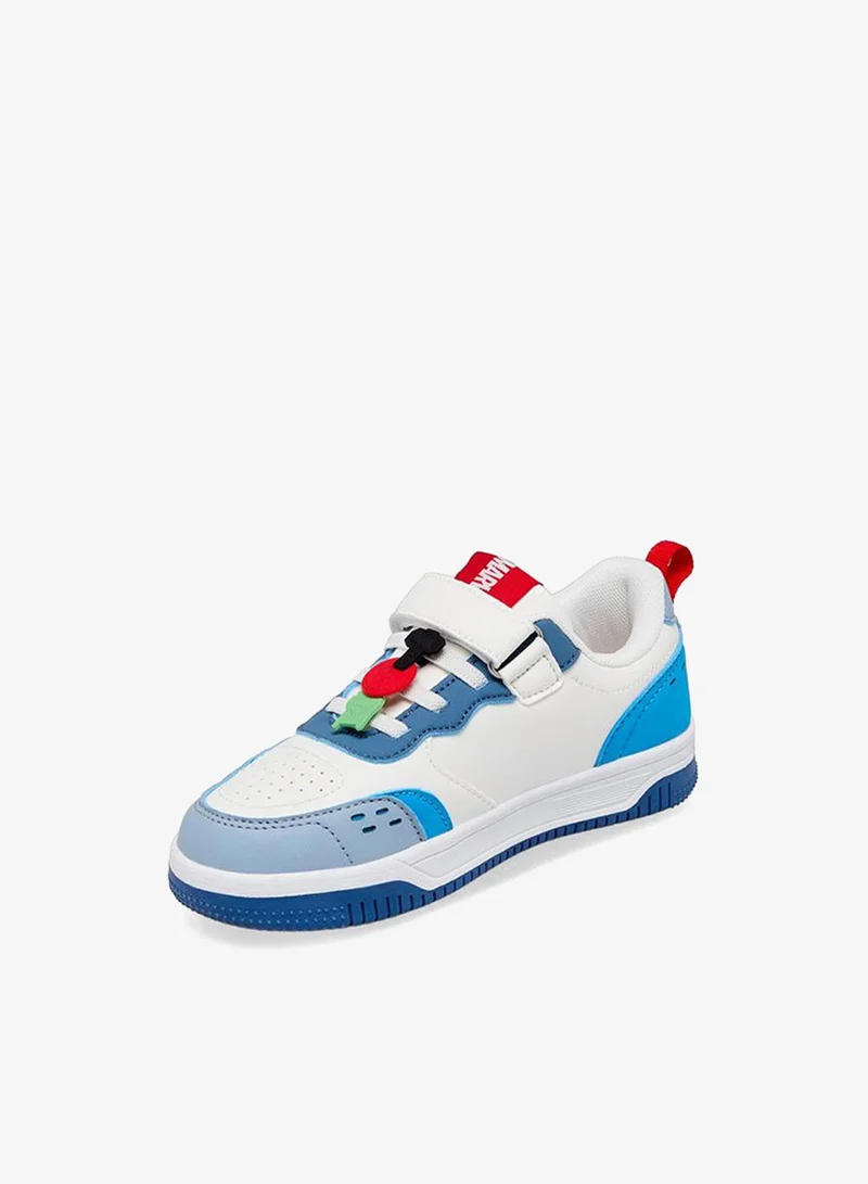 Marvel WHITE Boys Avengers Print Hook & Loop Ankle School Sneakers for Men | Best Price UAE