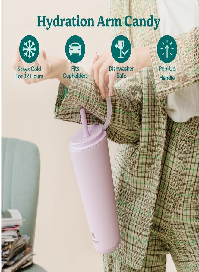 ريديوس كوب REDUCE Halo سعة 32 أونصة معزول بتفريغ الهواء من الفولاذ المقاوم للصدأ - كوب سفر مقاوم للانسكاب مع غطاء بمقبض قلاب - يحافظ على المشروبات باردة لمدة 32 ساعة - آمن للاستخدام في غسالة الأطباق - مناسب لحاملات الأكواب - زجاج بحري - Image 3