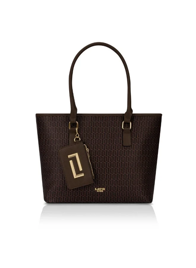 لافي حقيبة يد نسائية فاخرة لاب توب شيريل ٢٥ برو شوكولاتة