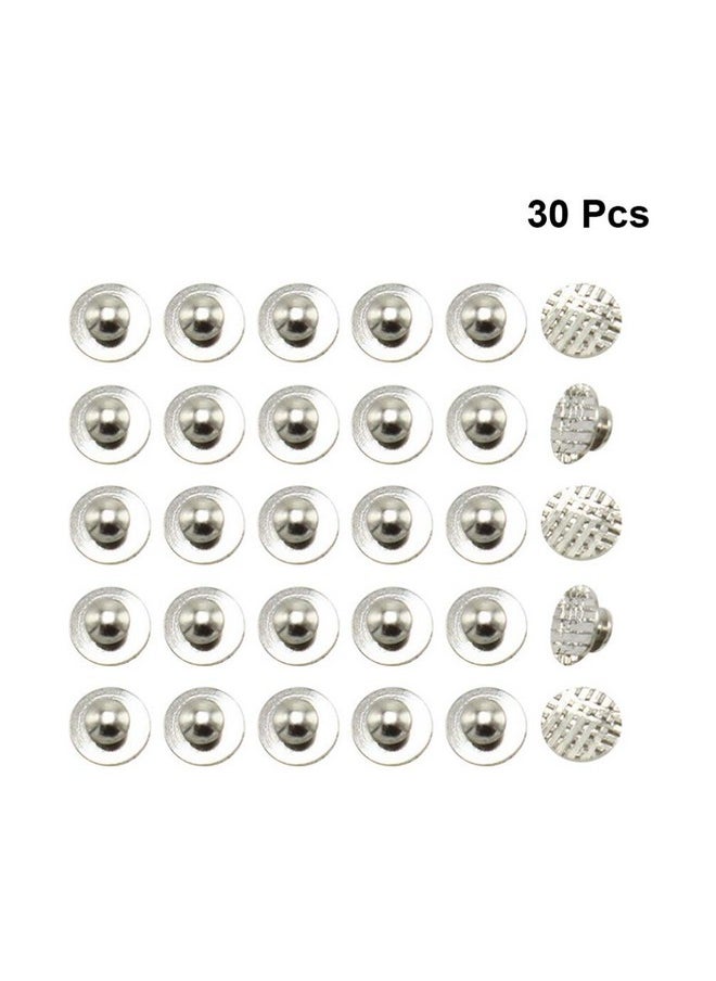 Healifty - 30Pcs Dental Orthodontic Lingual Buttons Bondable Round Base - Image 1