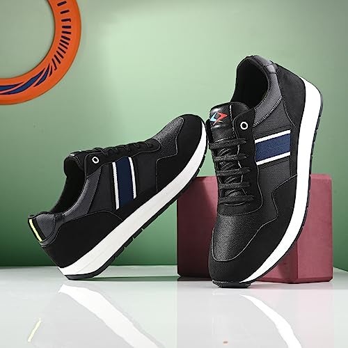 Cruiser Men's Pace-1 Black Sneakers_9 UK (2502-3) - Image 2