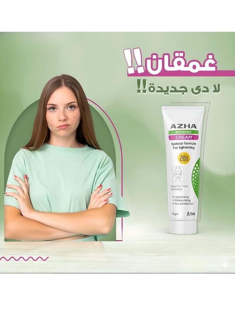 أزهى كريم تفتيح الوجه والرقبة 75 مل  - Image 3