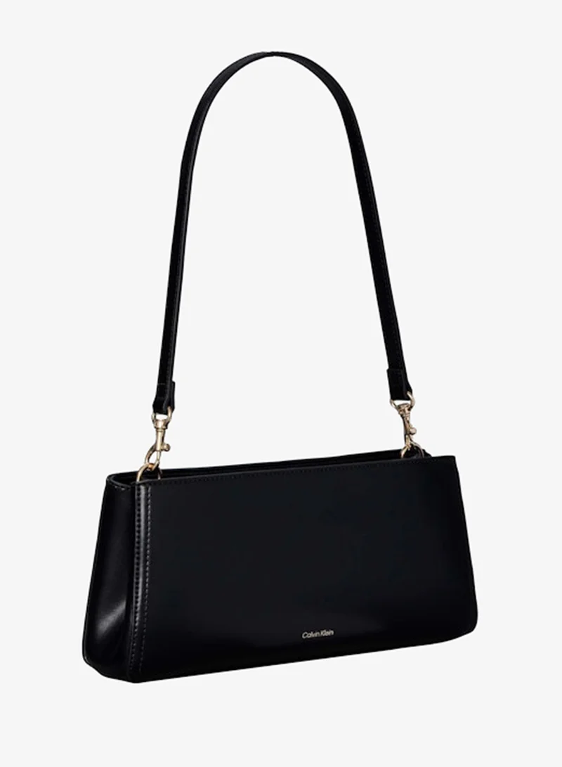 Monogram Plaque Convertible Shoulder Bag