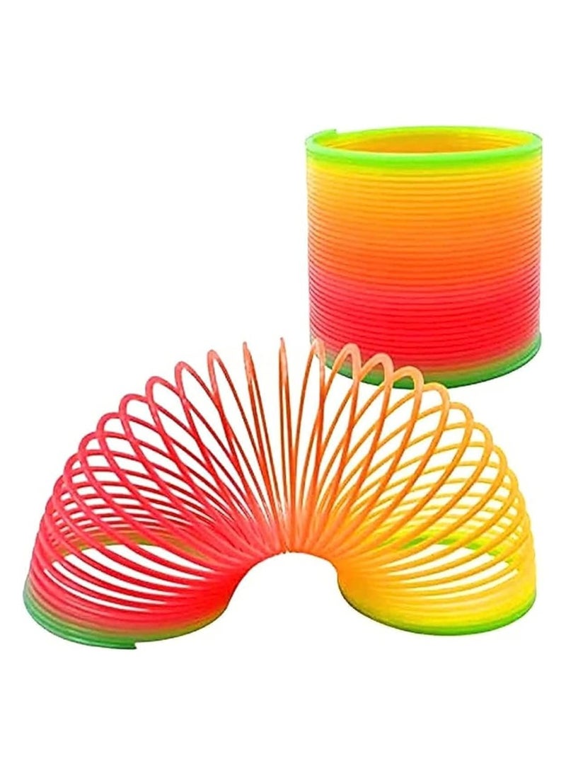 Generic Playful Plastic Spiral Zipper Games Shaped Magical Rainbow Circle For Kids - Multicolor  - Image 1