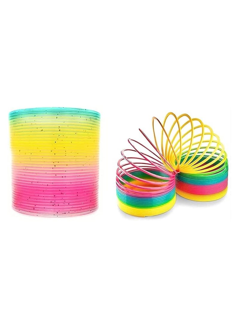 Generic Playful Plastic Spiral Zipper Games Shaped Magical Rainbow Circle For Kids - Multicolor  - Image 2
