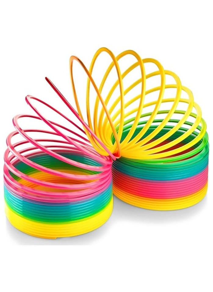 Generic Playful Plastic Spiral Zipper Games Shaped Magical Rainbow Circle For Kids - Multicolor  - Image 3