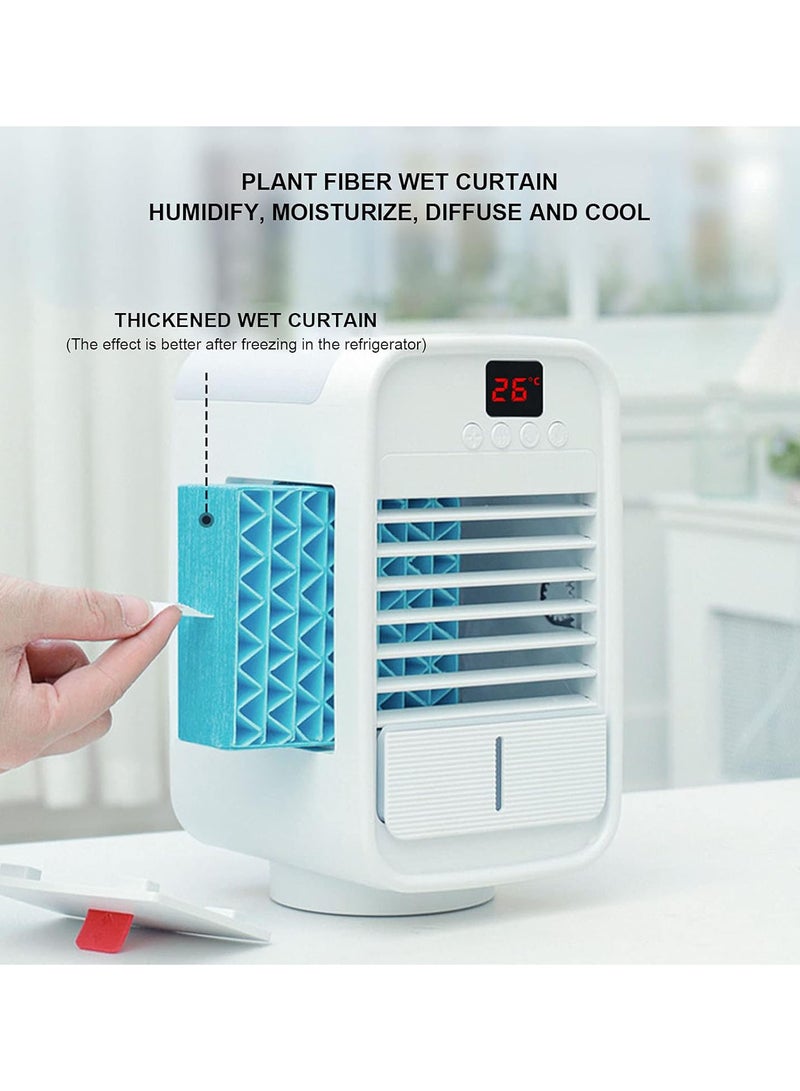 Air Cooler Fan, Cooling Fan USB Charging for Office for Dormitory for Home
