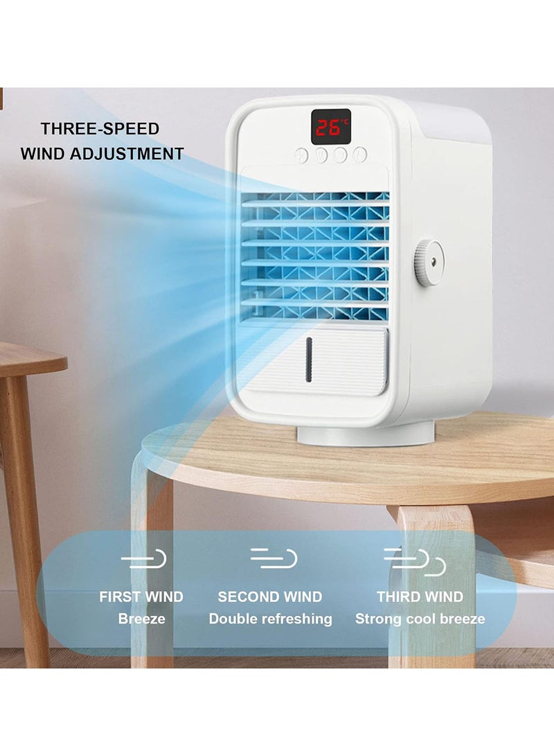 Air Cooler Fan, Cooling Fan USB Charging for Office for Dormitory for Home