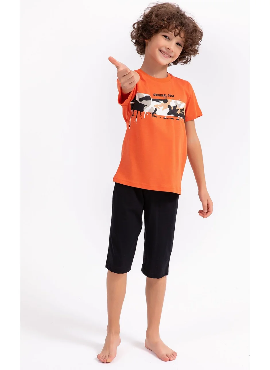 روليبولي Original Code Orange Boy Capri Set