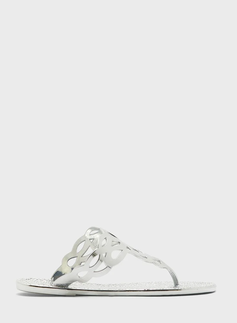 Ginger Woven Design Flip Flop
